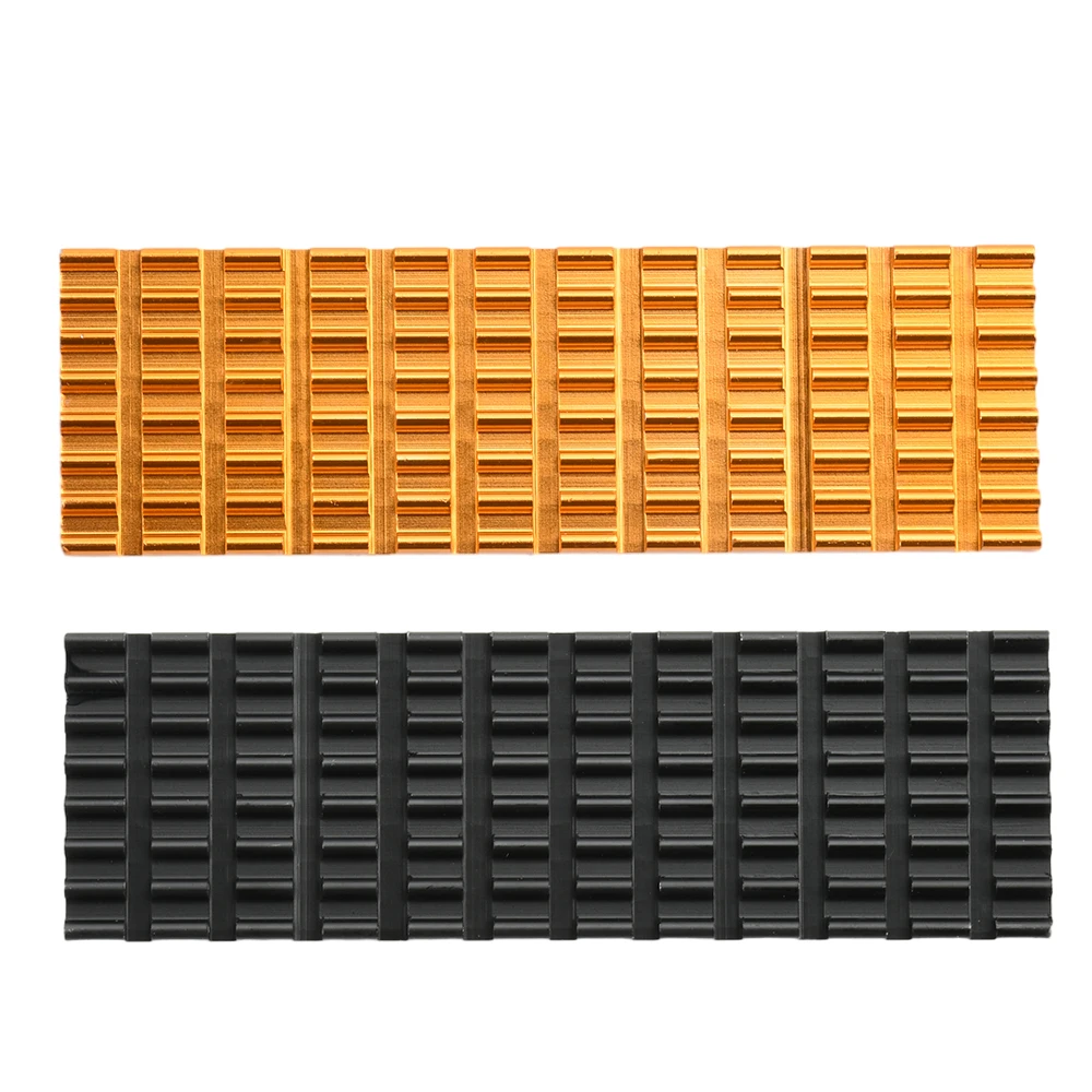 M.2 SSD Heatsink Heat 3/6MM Thickness Slotted Aluminum Heat Sink M2 SSD Cooling Kit for M.2 NGFF 2280 Solid State Drives PC