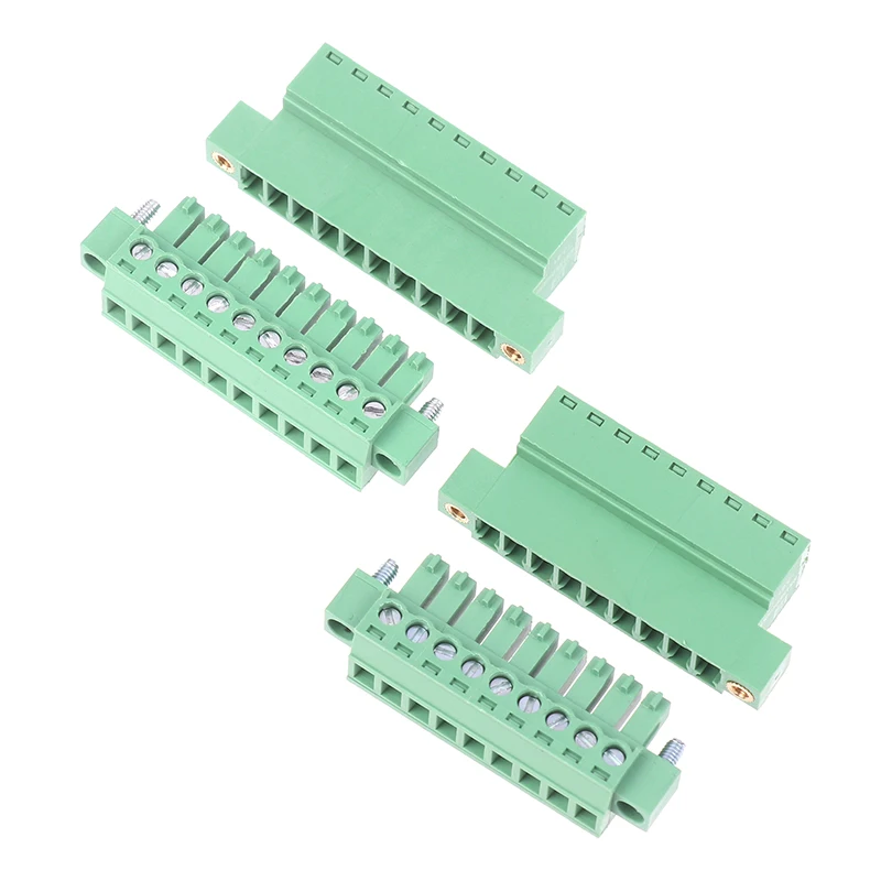 High Quality Brand New 15EDGWC Pitch 3.81mm 2P/3P/4P/5P/6P/8P/9P/10P Pluggable Terminal Block Connector JM15EDGKM 3.81mm Pitch