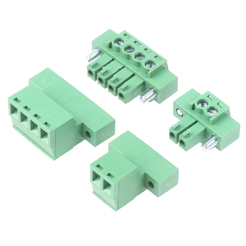 High Quality Brand New 15EDGWC Pitch 3.81mm 2P/3P/4P/5P/6P/8P/9P/10P Pluggable Terminal Block Connector JM15EDGKM 3.81mm Pitch