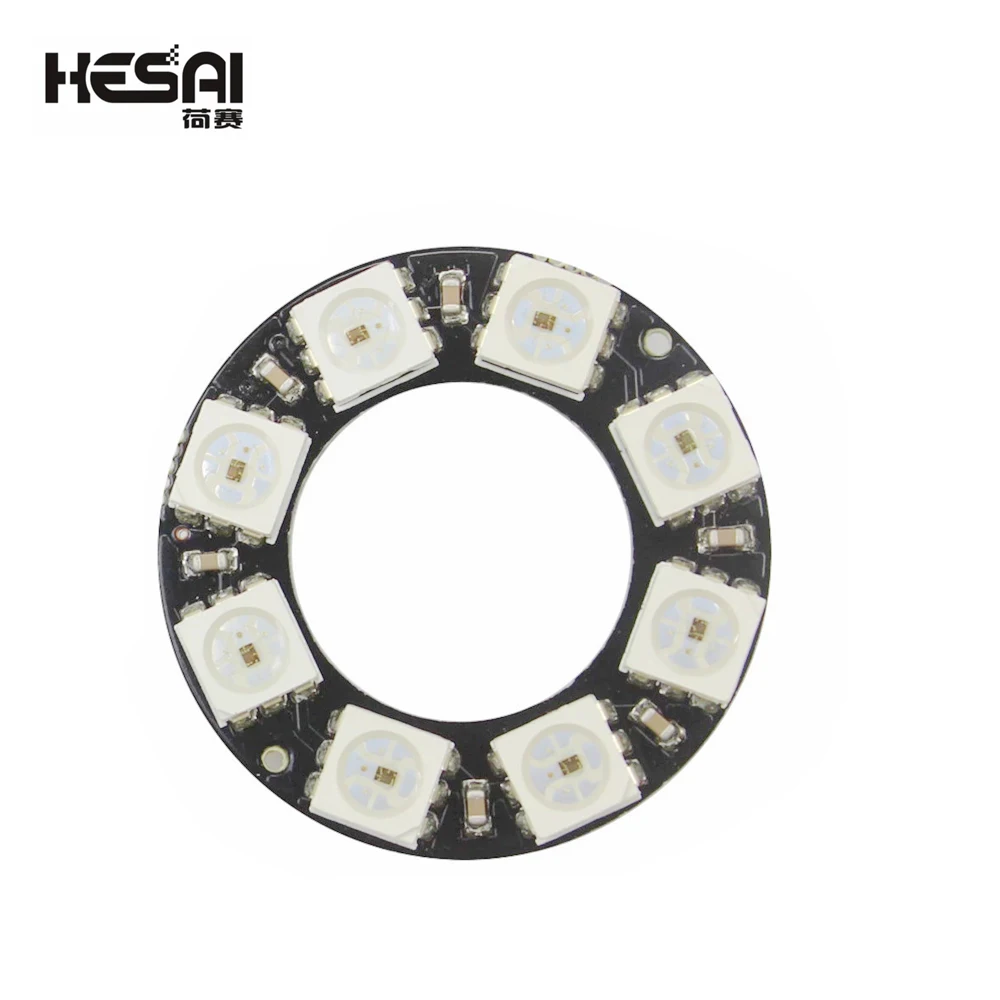 1/5/10PCS RGB LED Ring 8 Bits LEDs WS2812 5050 RGB LED Ring Lamp Light with Integrated Drivers for Arduino DIY Kit