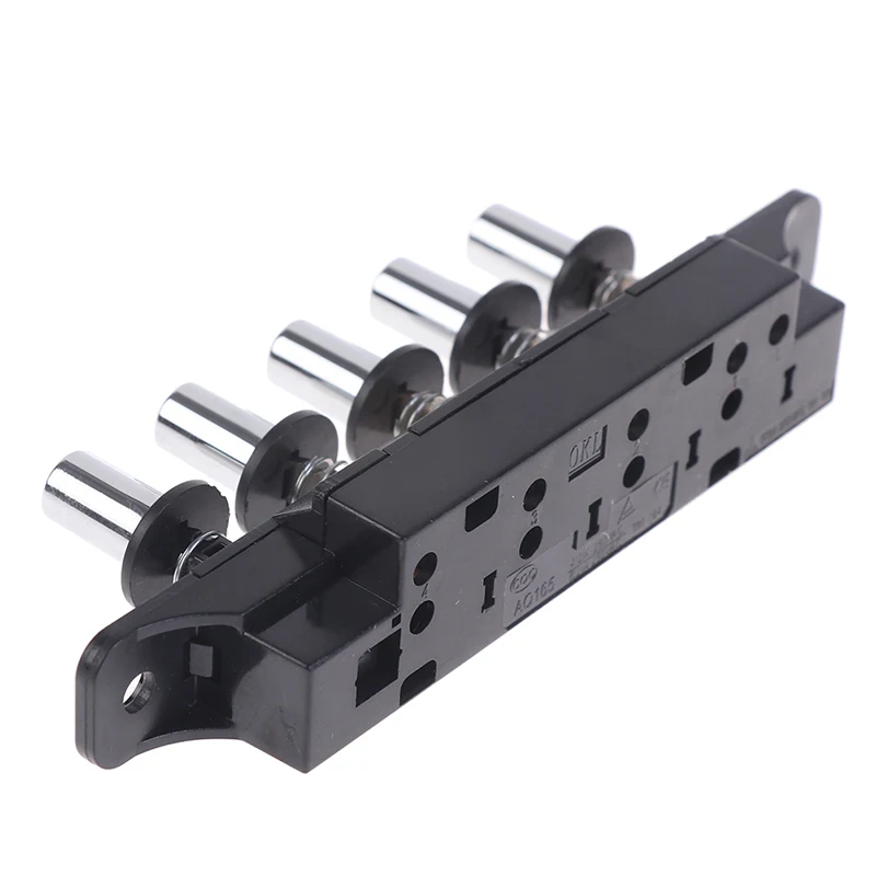 1Pcs Five Position Plug In Button Switch Range Hood Five Gear Piano Key Switch