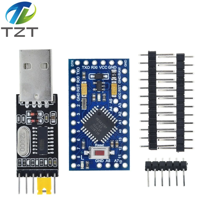 1/3PCS Pro mini Atmega328P Pro Mini 328 Mini ATMEGA328 3.3V 8MHz 5V 16Mhz for Arduino Compatible Nano CP2102 FT232RL