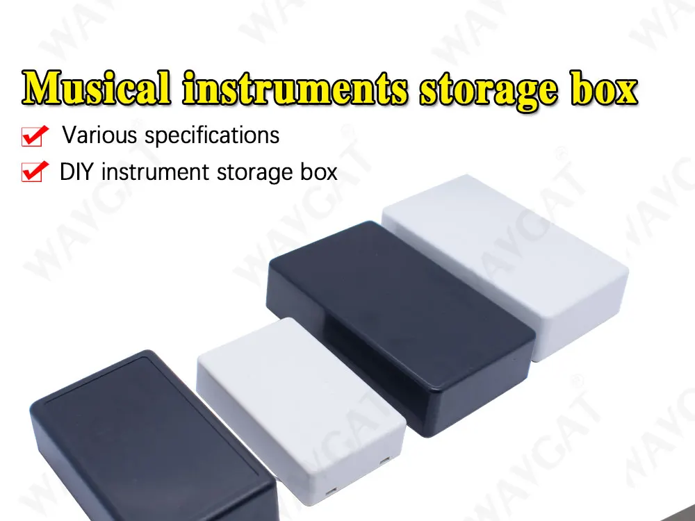 70/100mm DIY Housing Instrument Storage Case White Black Waterproof Enclosure Boxes Electronic Project Box