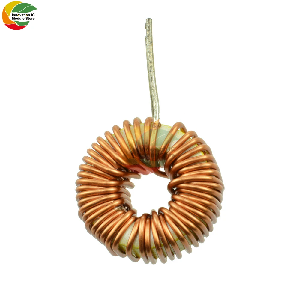 10pcs 100UH Winding Inductance 6A Toroidal Core Inductance Magnetic Induction Coil Toroidal Inductance Winding Inductance