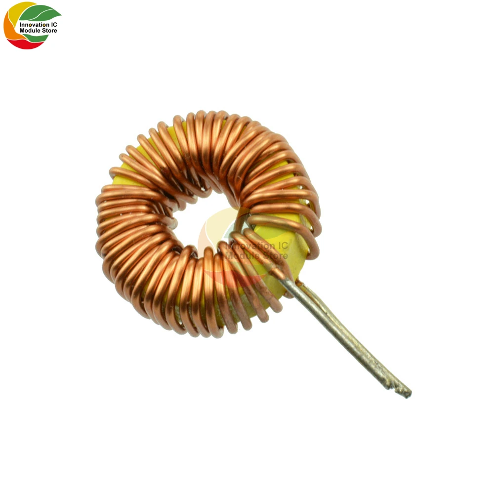 10pcs 100UH Winding Inductance 6A Toroidal Core Inductance Magnetic Induction Coil Toroidal Inductance Winding Inductance
