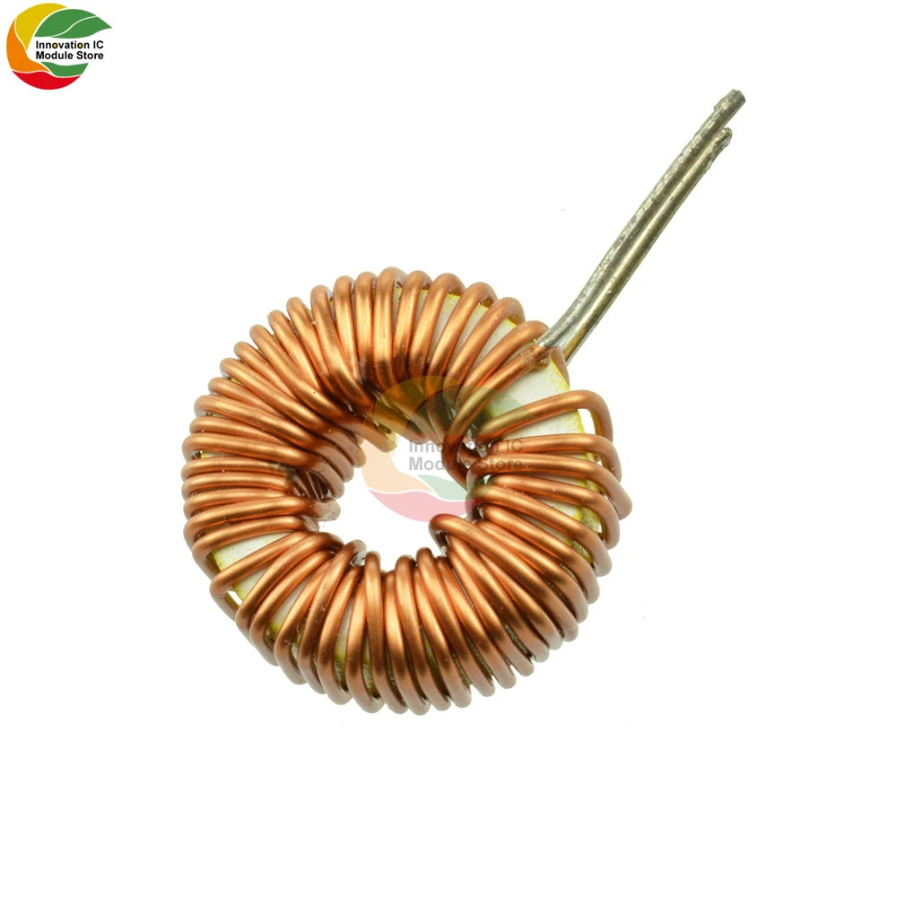 10pcs 100UH Winding Inductance 6A Toroidal Core Inductance Magnetic Induction Coil Toroidal Inductance Winding Inductance