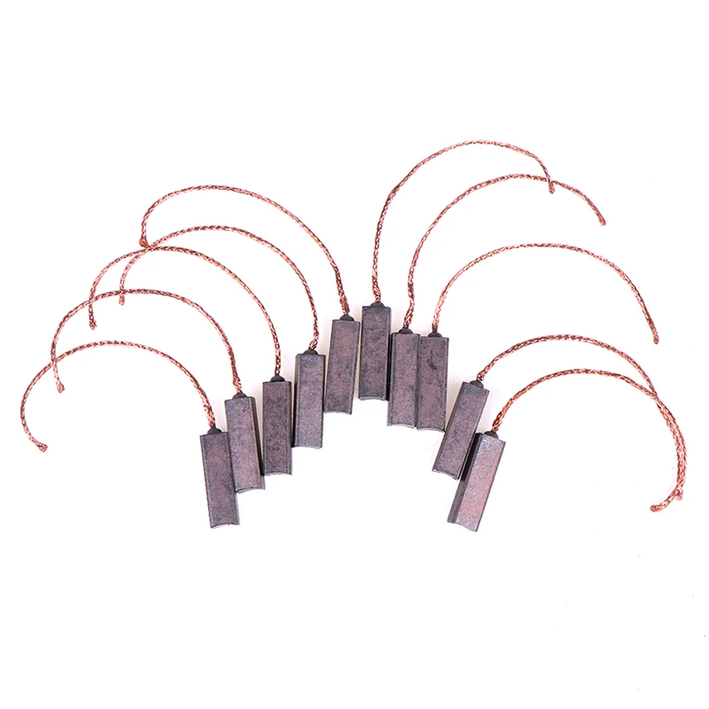 10Pcs 4.5* 6.5 *20mm Motor Carbon Brushes Regulator Carbon Brush