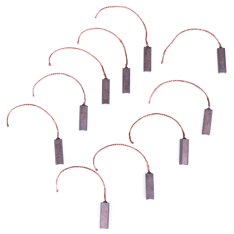 10Pcs 4.5* 6.5 *20mm Motor Carbon Brushes Regulator Carbon Brush