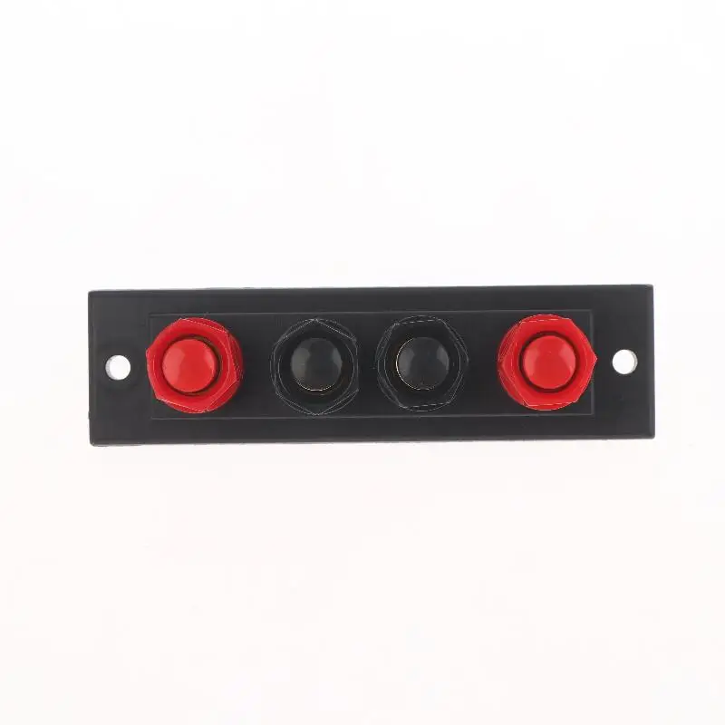 1Pcs Audio Accessories Speaker Amplifier Chassis Terminal Output Four-Position Terminal Soundbox Speaker Gold Wiring Board