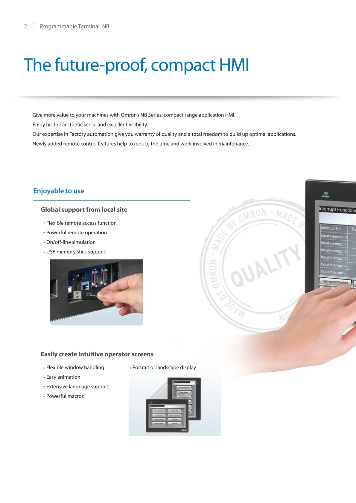 Omron Touchscreen NB7W-TW00B NB7W-TW00B-V1 NB7W-TW01B NB7W-TW01B-V1