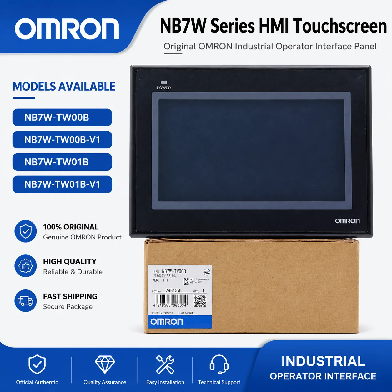 Omron Touchscreen NB7W-TW00B NB7W-TW00B-V1 NB7W-TW01B NB7W-TW01B-V1