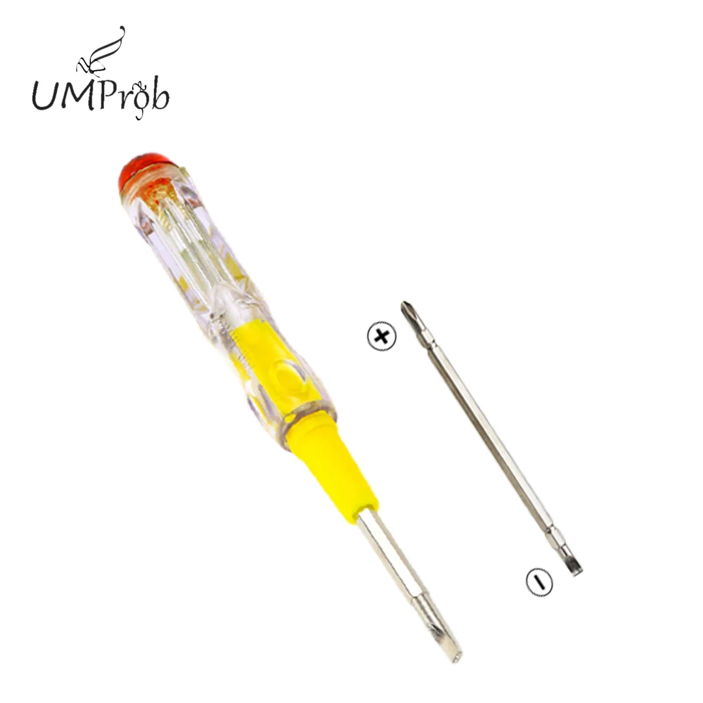 Multi-Function Test Pen Electrical Household Induction Contact Test Pen Electrician Double-Head Dual-Purpose Screwdriver Tool