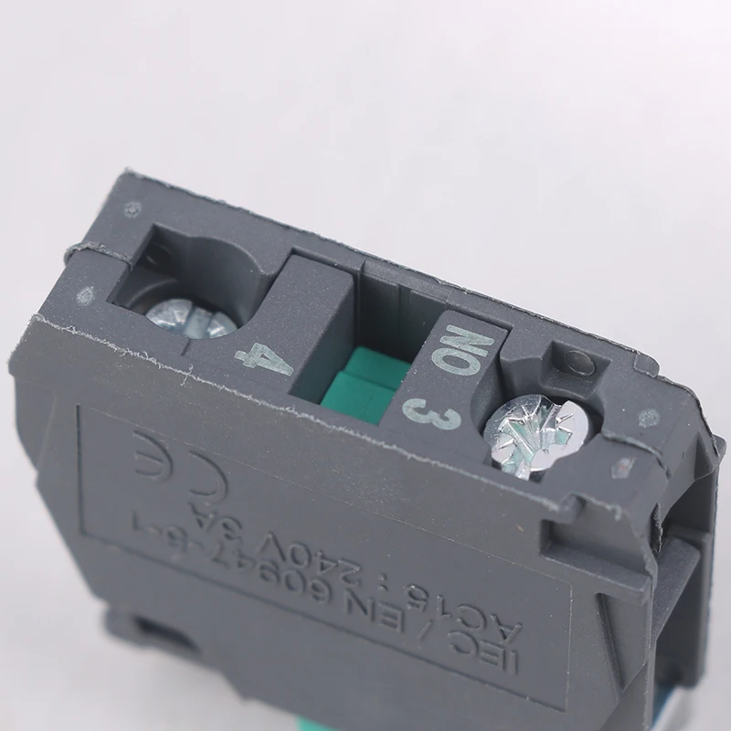 1Pcs XB4-XB5 High-strength Flame-retardant Contact Base 101- one Normally Open ZBE-102- one Normally Closed