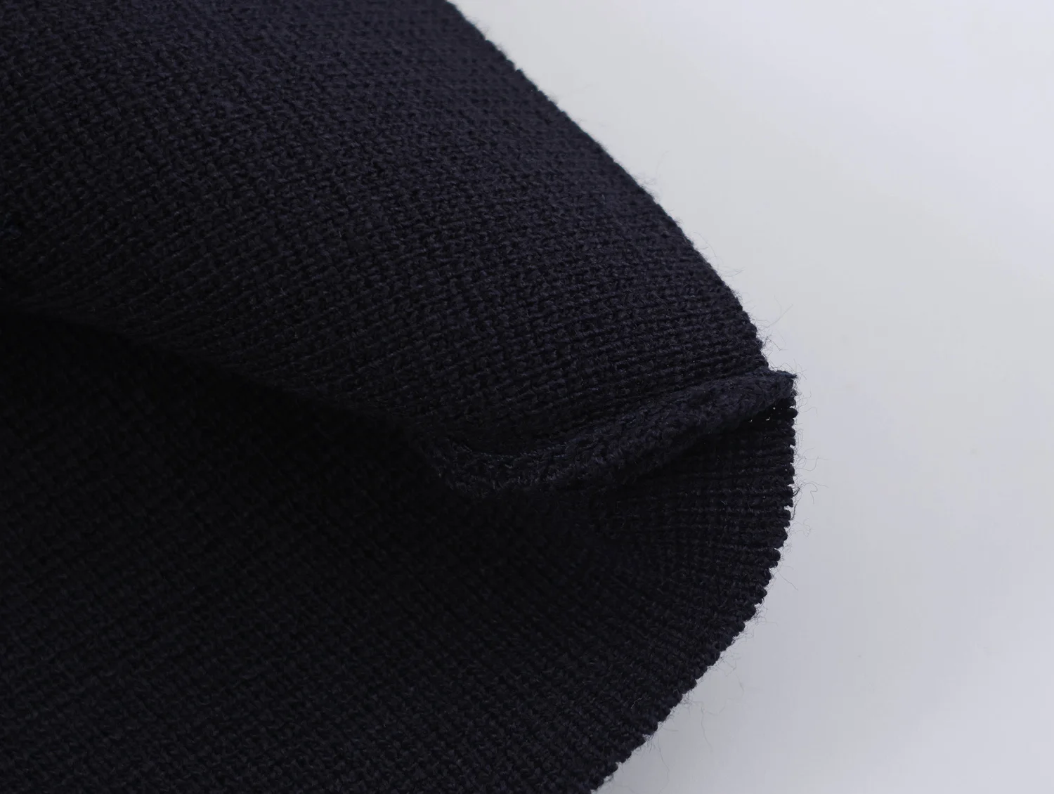 YENKYE New Women Navy Blue Frog Fastening Crop Cardigan  Stand-up Collar Long Sleeves With Pockets Short Knit Outerwear Vintage