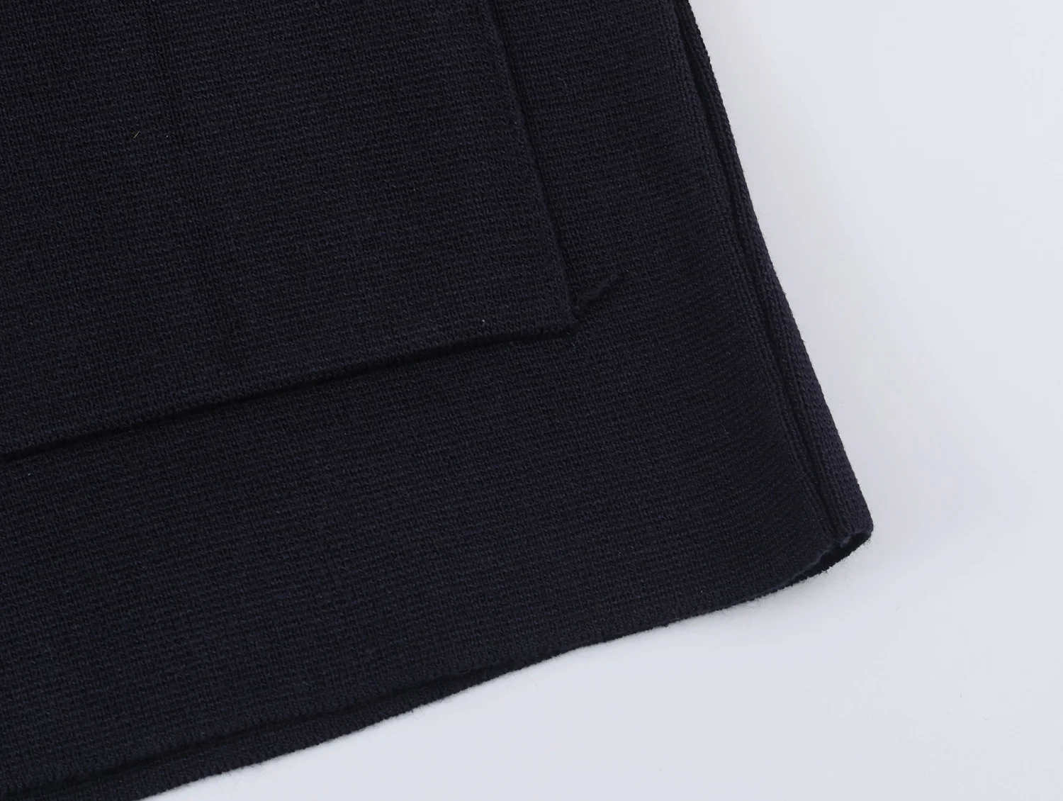YENKYE New Women Navy Blue Frog Fastening Crop Cardigan  Stand-up Collar Long Sleeves With Pockets Short Knit Outerwear Vintage