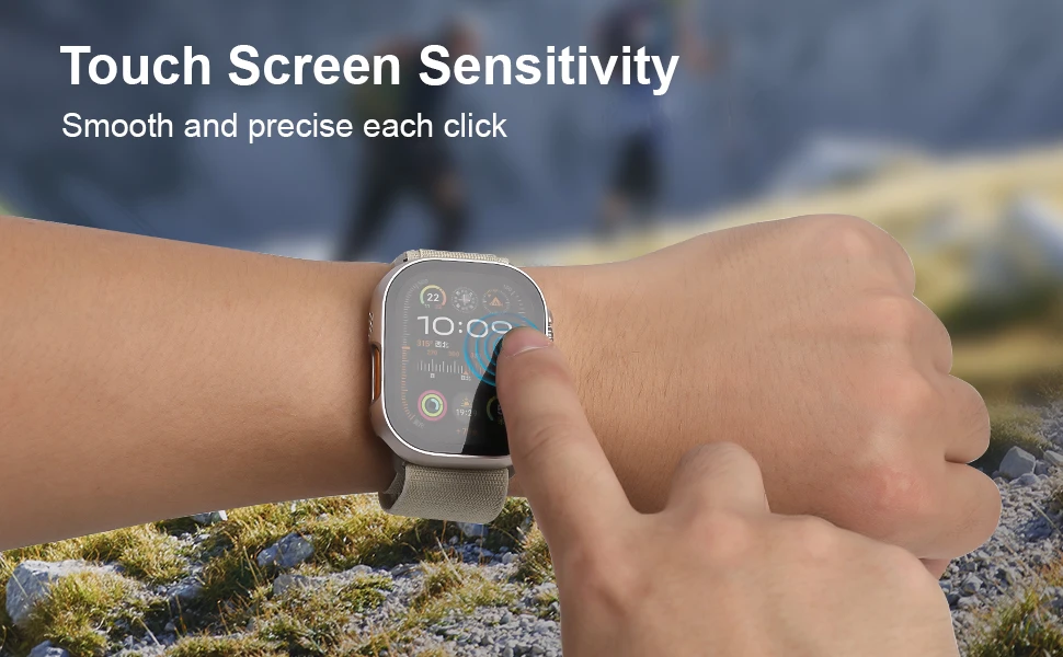 Tempered Glass+Privacy for Apple Watch Ultra2 3 49mm Case Anti-Spy Screen Protector Cover iWatch Series 9 8 7 SE 12 46mm 40 44mm