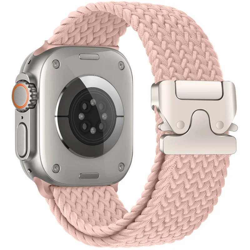Parachute Strap For Apple Watch Band 44mm 46mm 42mm 45mm 41mm 40mm Braided Bracelet Correa iWatch Series 10 9 8 SE Ultra 2 49mm
