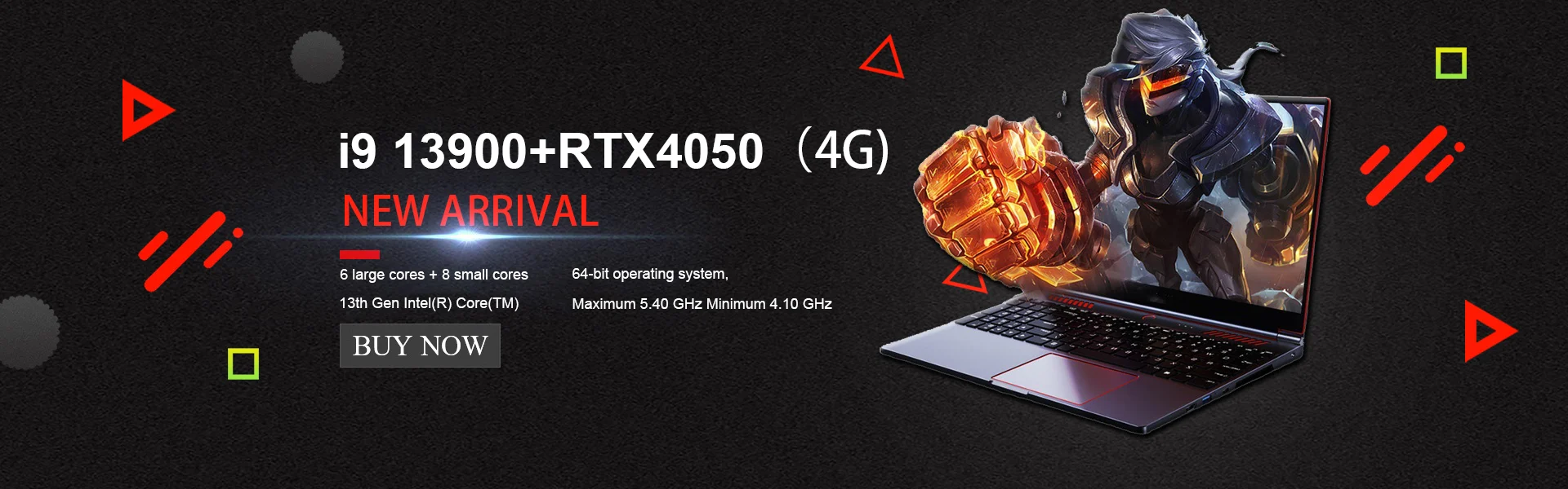 S6 16.1 Inch Gaming Laptop RTX 4050 6G Intel Core I9-13900H I7-8750H Windows 11 Pro Max 64GB 2*DDR5 2*M.2 4TB Office Computer