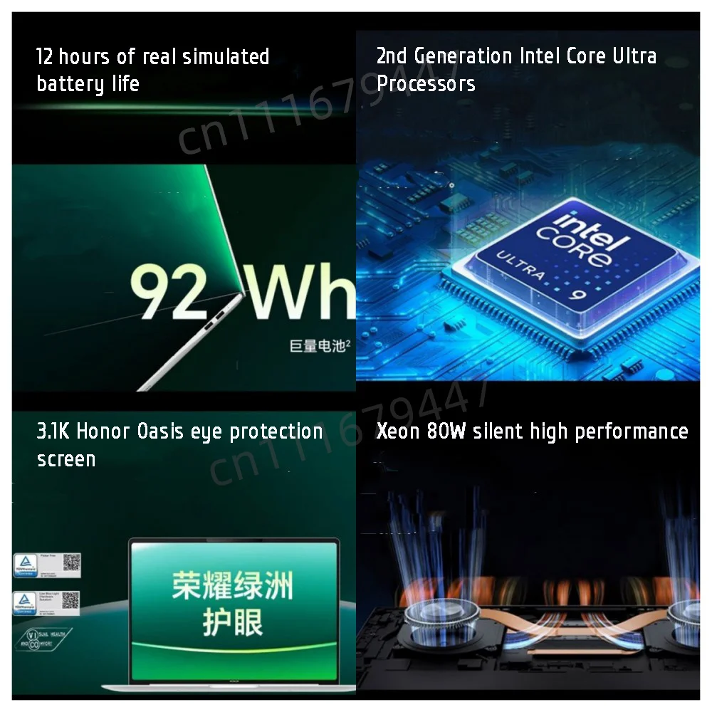 NEW Honor MagicBook Pro 14 Laptop 14.6-inch U5-125H 16G/24G 1T 3.1K Screen 92Wh Computer PC Notebook Ultrabook
