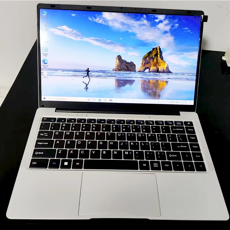 New 14 inch Slim Cheap Notebook Laptop 12GB RAM 1TB/512GB/256GB SSD Windows 10 Quad Core School Netbook Laptops