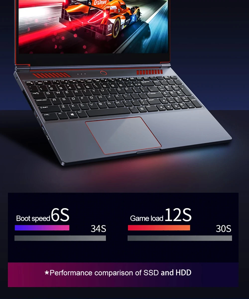 S6 Laptop Gamer Intel Core I9-13900HK RTX4050 6G 16.1 Inch 4800mah Gaming Laptop Fingerprint DDR5 144 Hz Lightweight Laptops