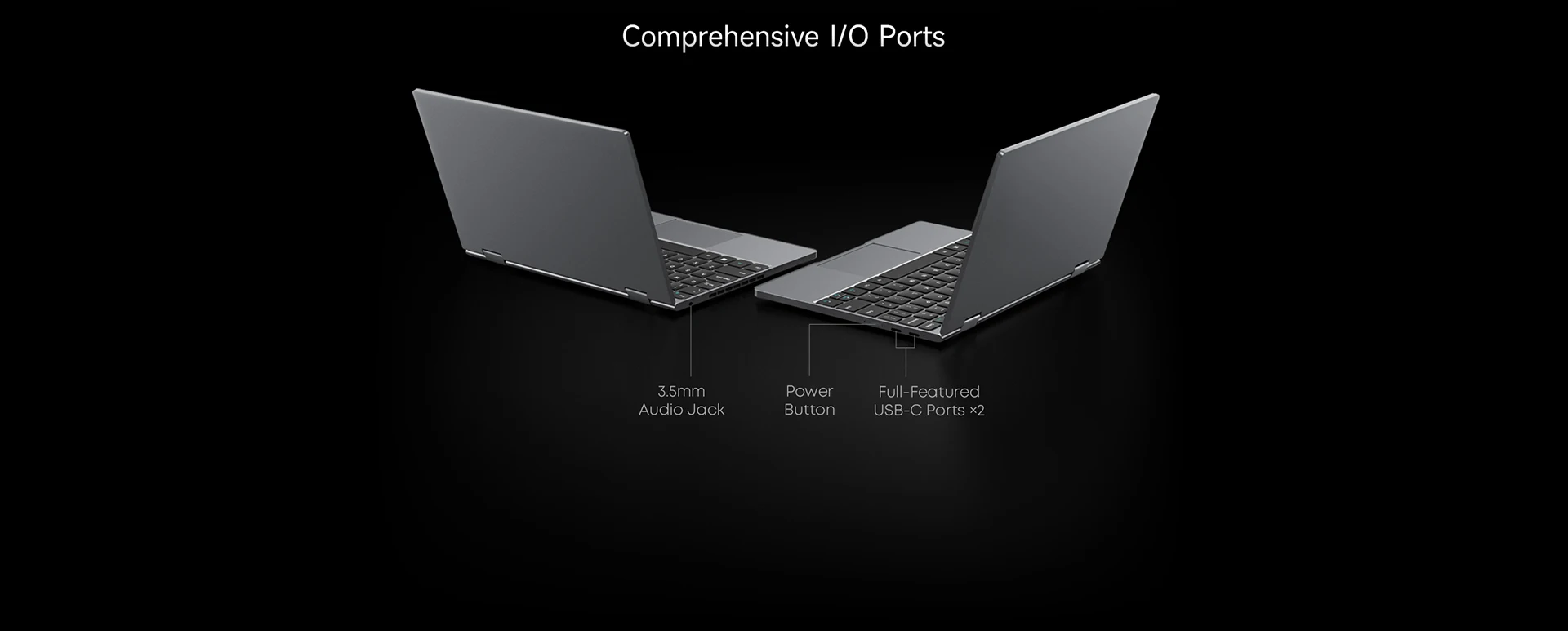 CHUWI MiniBook X Laptop Tablet 2 In 1 Intel U300/N150 10.51" FHD IPS Screen 16GB / 12GB RAM 512G SSD Windows 11 Notebook PC