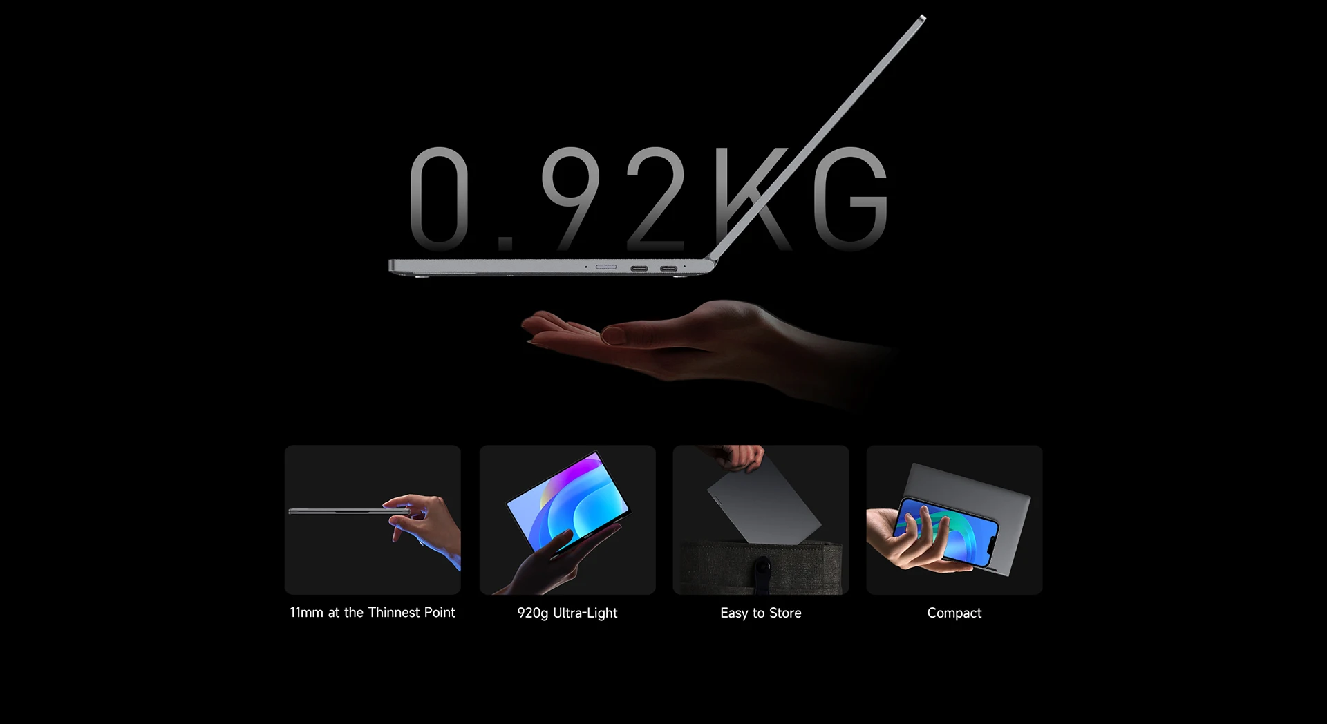 CHUWI MiniBook X Laptop Tablet 2 In 1 Intel U300/N150 10.51" FHD IPS Screen 16GB / 12GB RAM 512G SSD Windows 11 Notebook PC