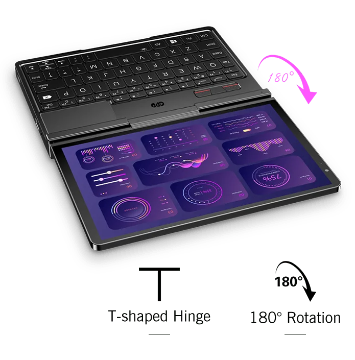 【Hot Sale】GPD Pocket4  Latest AMD AI 9 HX 370/8840U 64GB 2TB NVMe 8.8" 2560×1600 144Hz 2-in-1 Laptop Tablet Palm Size MiniPC