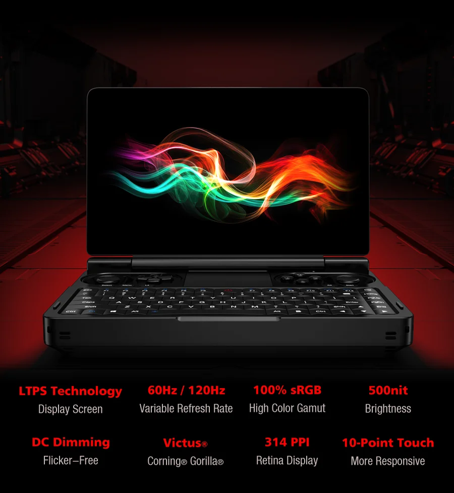 New 2026 GPD WIN Mini AMD AI 9 HX 370 7 Inch Handheld GamePad Tablet 32GB RAM 2TB PCIE4.0 Pocket Mini Laptop Game Player Console