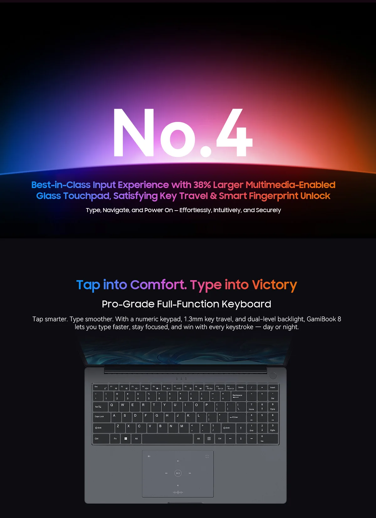 Blackview GamiBook 8 Laptop 16 Inch AMD R7 7735HS DDR5 16GB/32GB RAM 512GB/1TB ROM Windows 11 Pro BT5.2 Wifi6