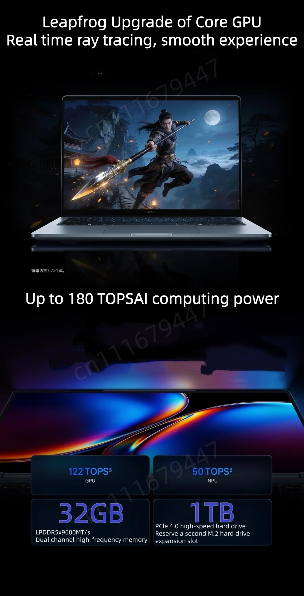 Xiaomi REDMI Book Pro 14 Laptop 2026 Ultra5-338H/Ultra7-358H 32GB+1TB 14inch Screen Blue Notebook Xiaomi