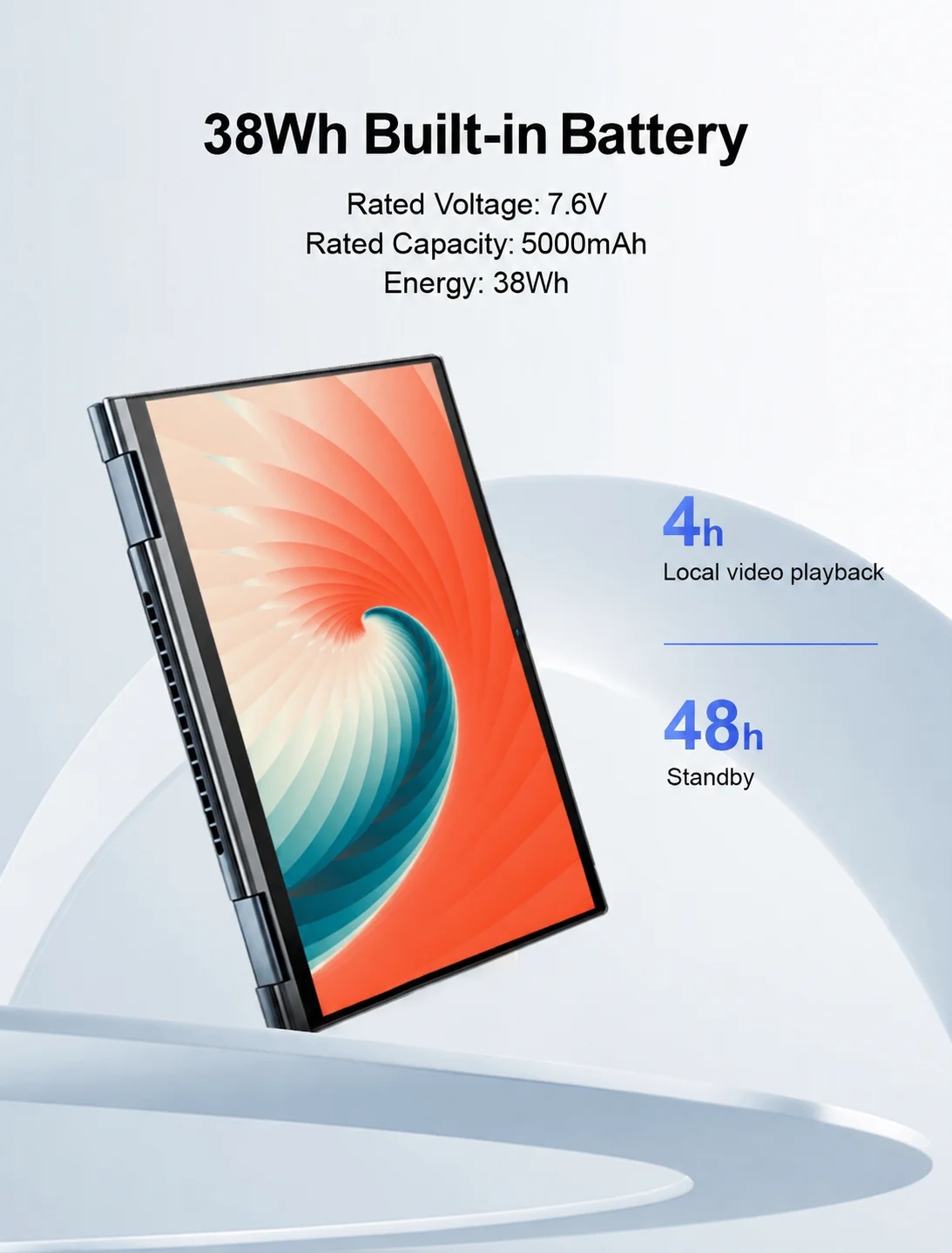 Ninkear YBook15 15.6 Inch 2 in 1 Laptop AMD Ryzen 3 3250U Notebook 16GB DDR4 512GB SSD FHD IPS Touch Screen 360° Convertible Laptop Windows 11 Backlit Keyboard for Study Office Work