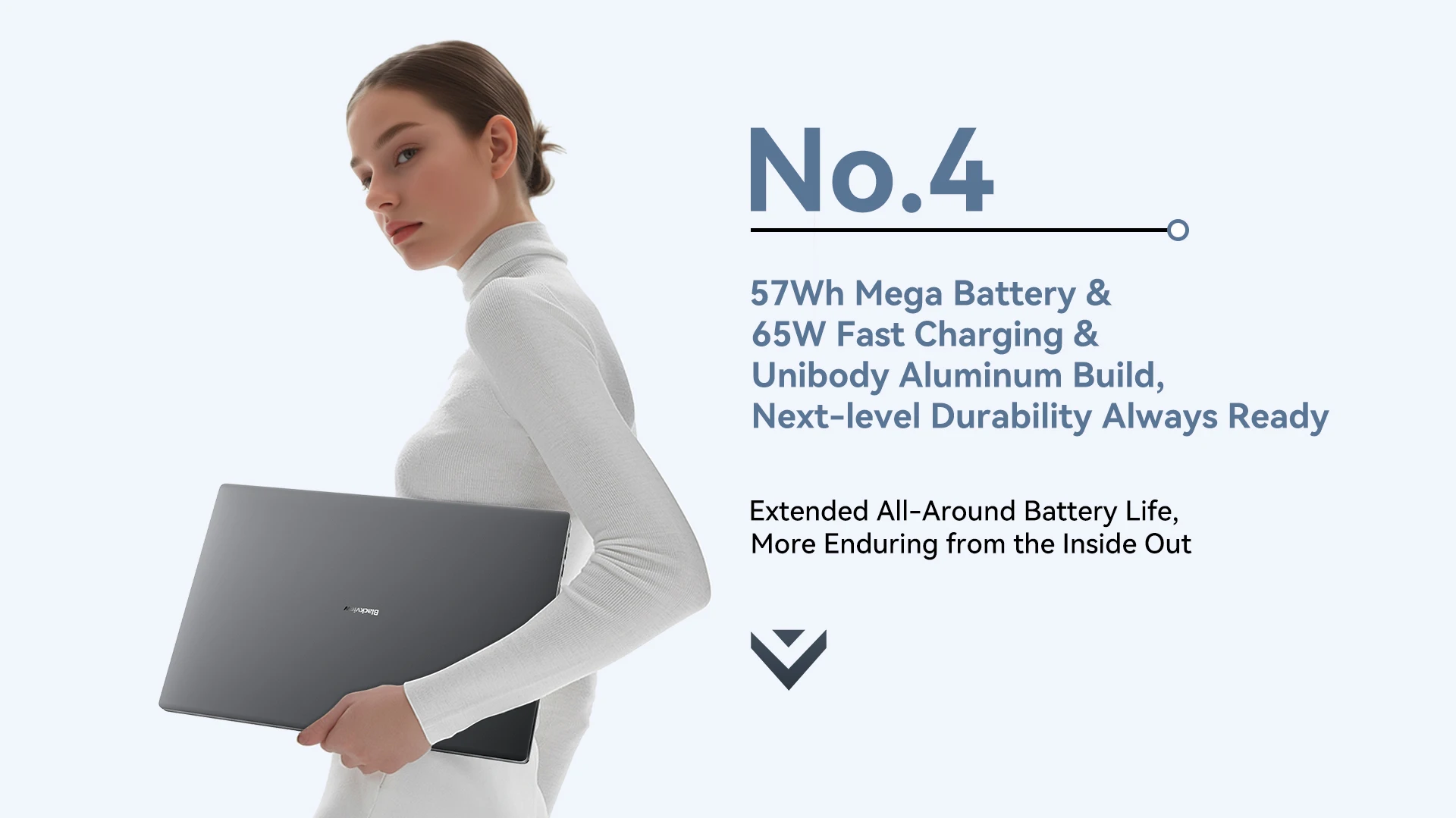 Blackview Laptop Acebook 12, Laptop 16 Inch, 16GB DDR4, 512GB SSD, Windows 11 Pro, Intel Core I5-1030NG7, 57Wh Battery, Notebook