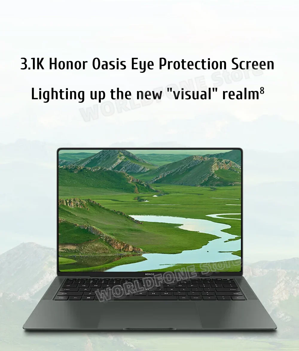 New HONOR 1kg Laptop MagicBook Art 14 2024 14.6"Inch 3.1K 120Hz OLED Touchscreen Intel Ultra 5 7 Computer PC Notebook Ultrabook