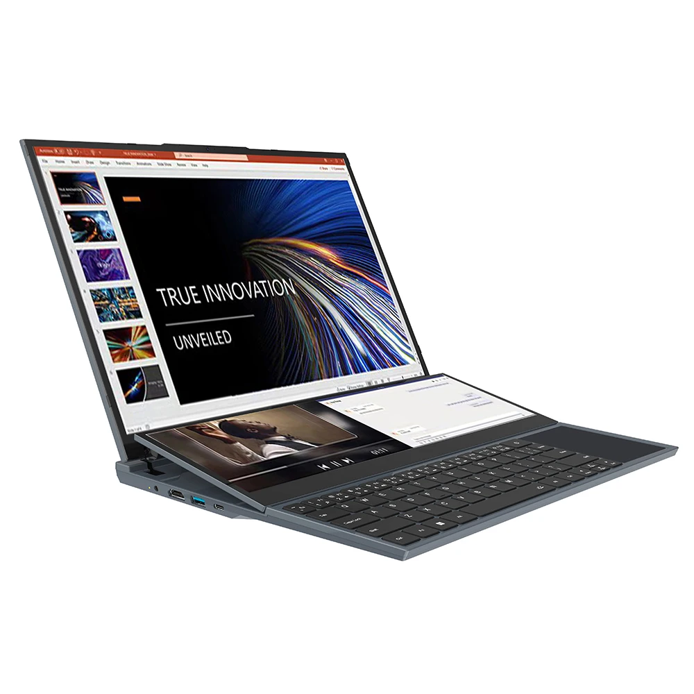 Dual-screen Laptop 14 inch Touch LCD 16GB/8GB RAM 1TB/512GB SSD I7 9th Generation 6 Cores Gaming Laptops Notebook