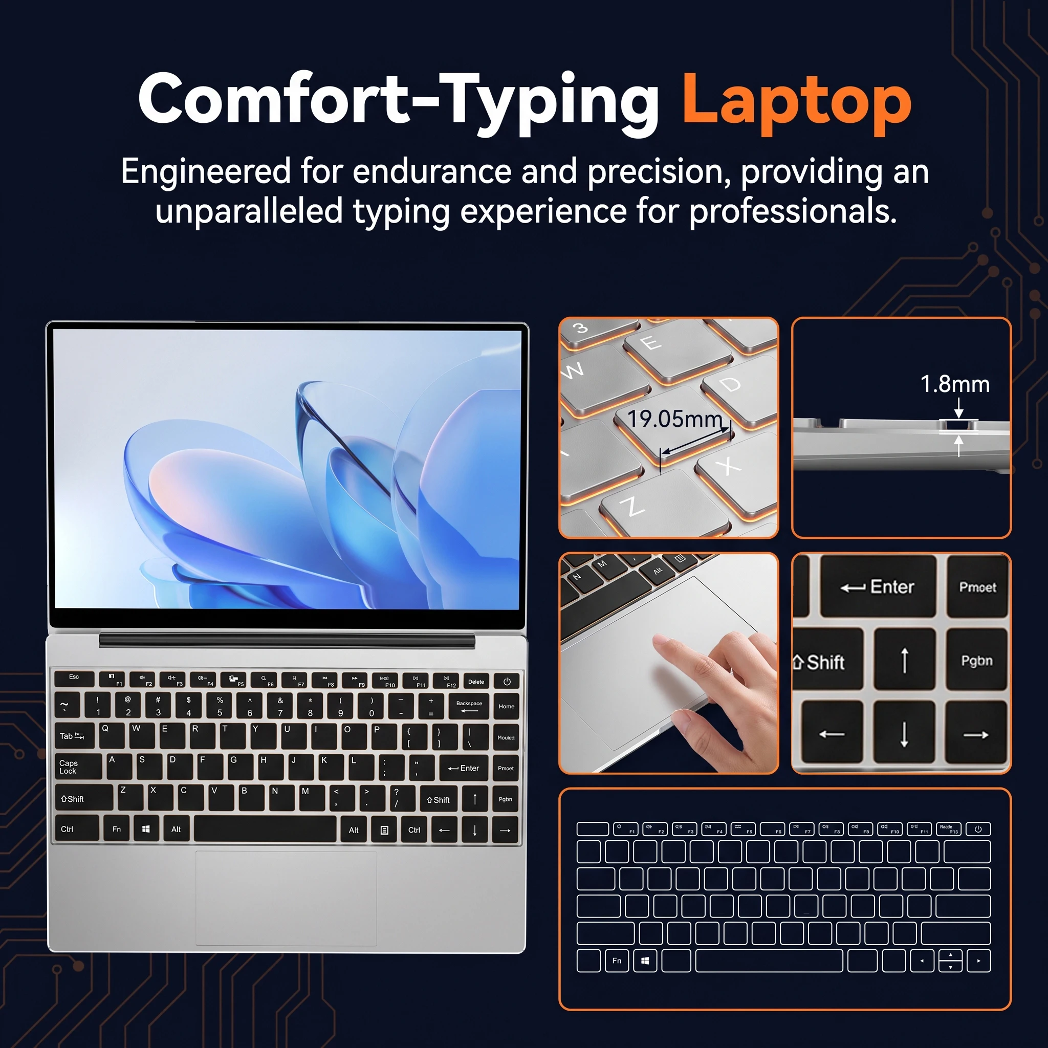 NEW 14.1" Laptop Ultra Slim 16GB RAM 2TB SSD Intel N3700 Windows 11 Pro Notebook Gamer 1920*1080 Display Office Study Computer PC