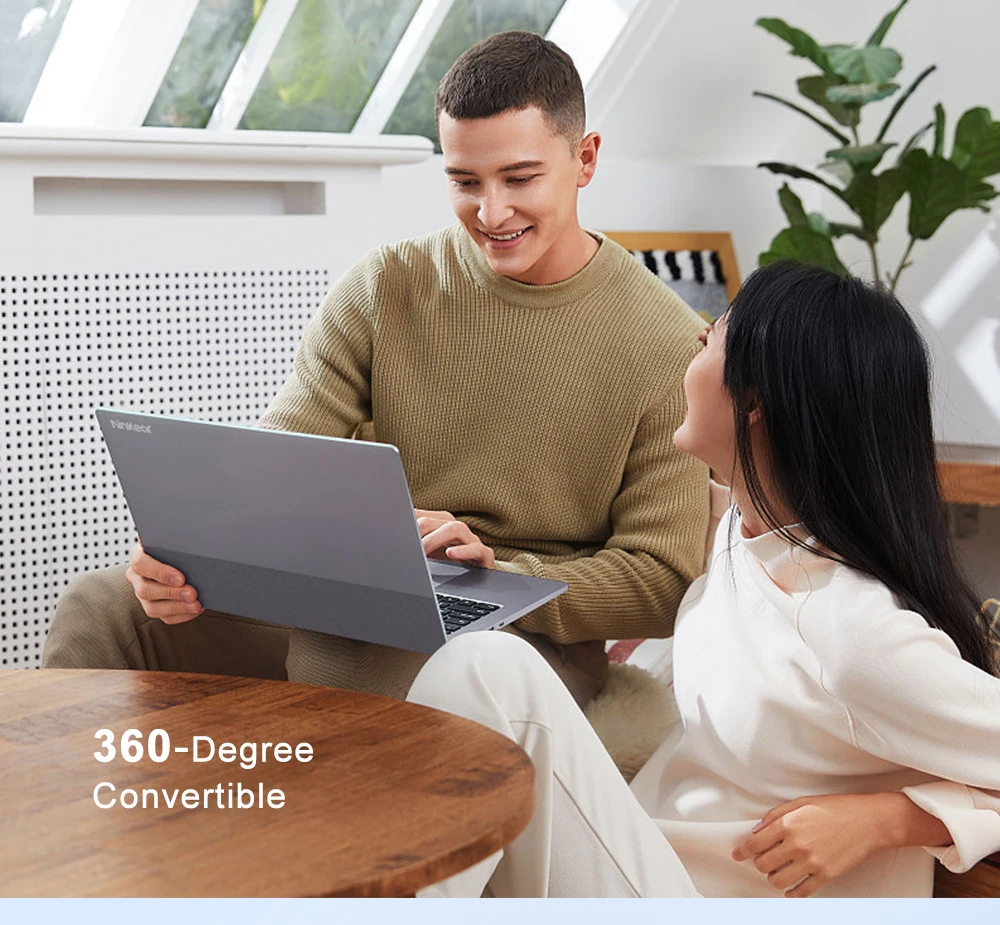 Ninkear YBook15 15.6 inch 2 in 1 laptop pc computer 360 convertible touchscreen Windows 11 16GB RAM 512GB SSD Ryzen 3 3200U ultrabook portable laptop notebook FHD IPS for work study office