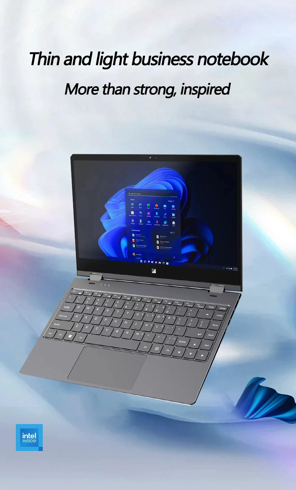 14 inch YOGA Mini Laptop Intel N95 12GB DDR5 1TB SSD 6000 mAh Tablet 2-in-1 2.5K 2560*1440 Screen Touch 360° Flip Office Study
