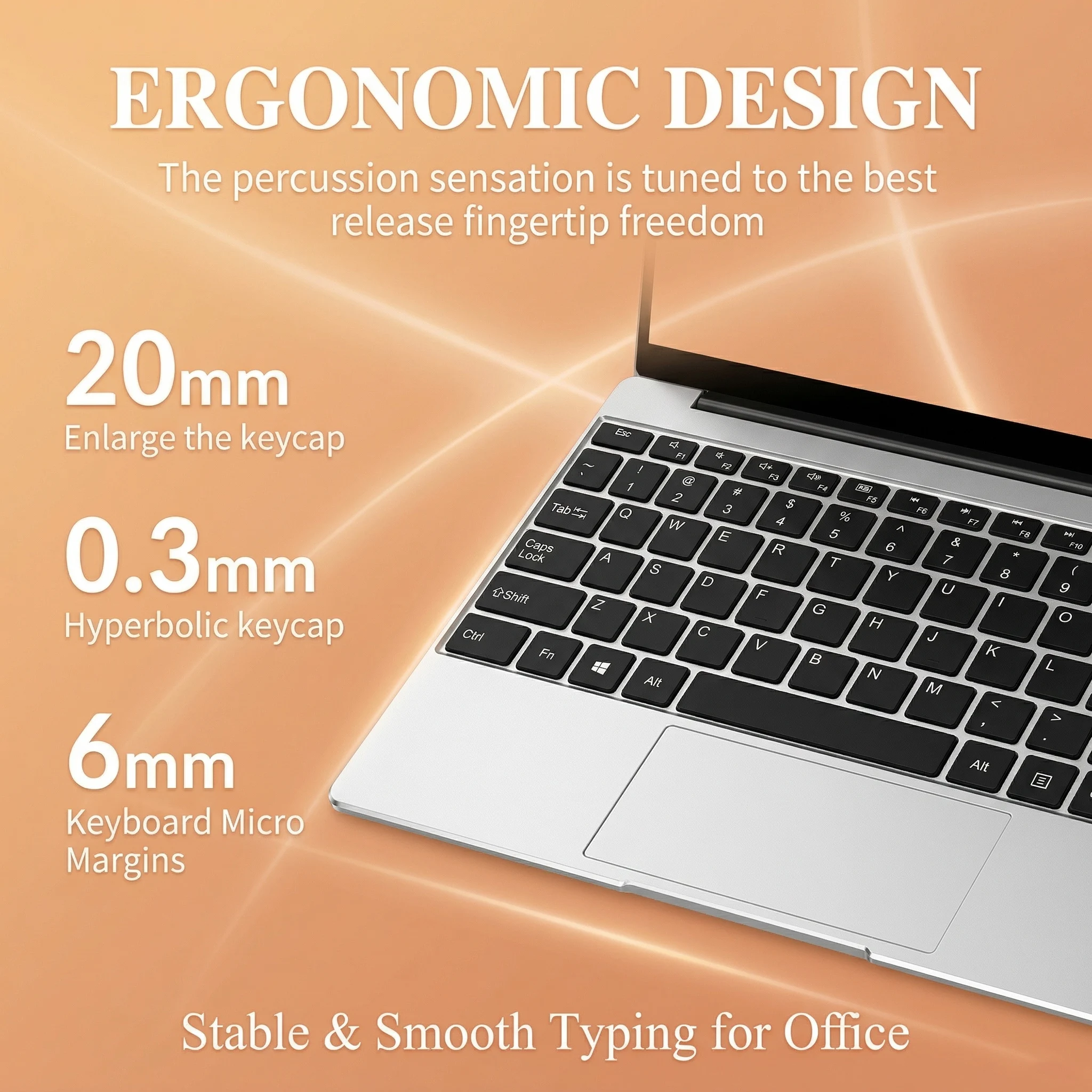 New Ultra Slim 14.1 Inch Laptop Intel 4405U 16GB RAM 2TB SSD 1920*1080 FHD Display Windows 11 Pro Office Study Computer
