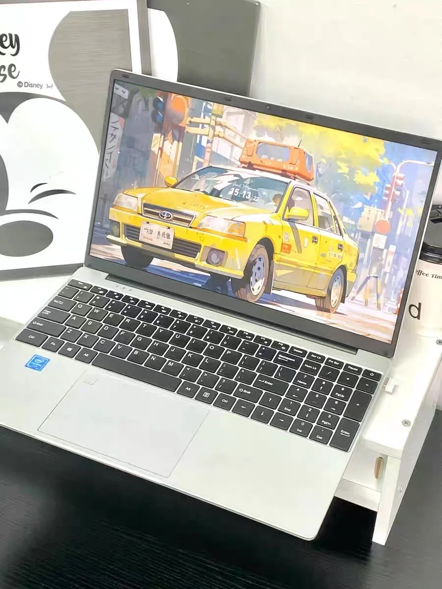 15.6 Inch Laptop PC 8GB LPDDR4 RAM 128GB SSD ROM Windows 10 Computer 4-Core Processor WIFI Intel Celeron N5095 CPU 2.00GHz