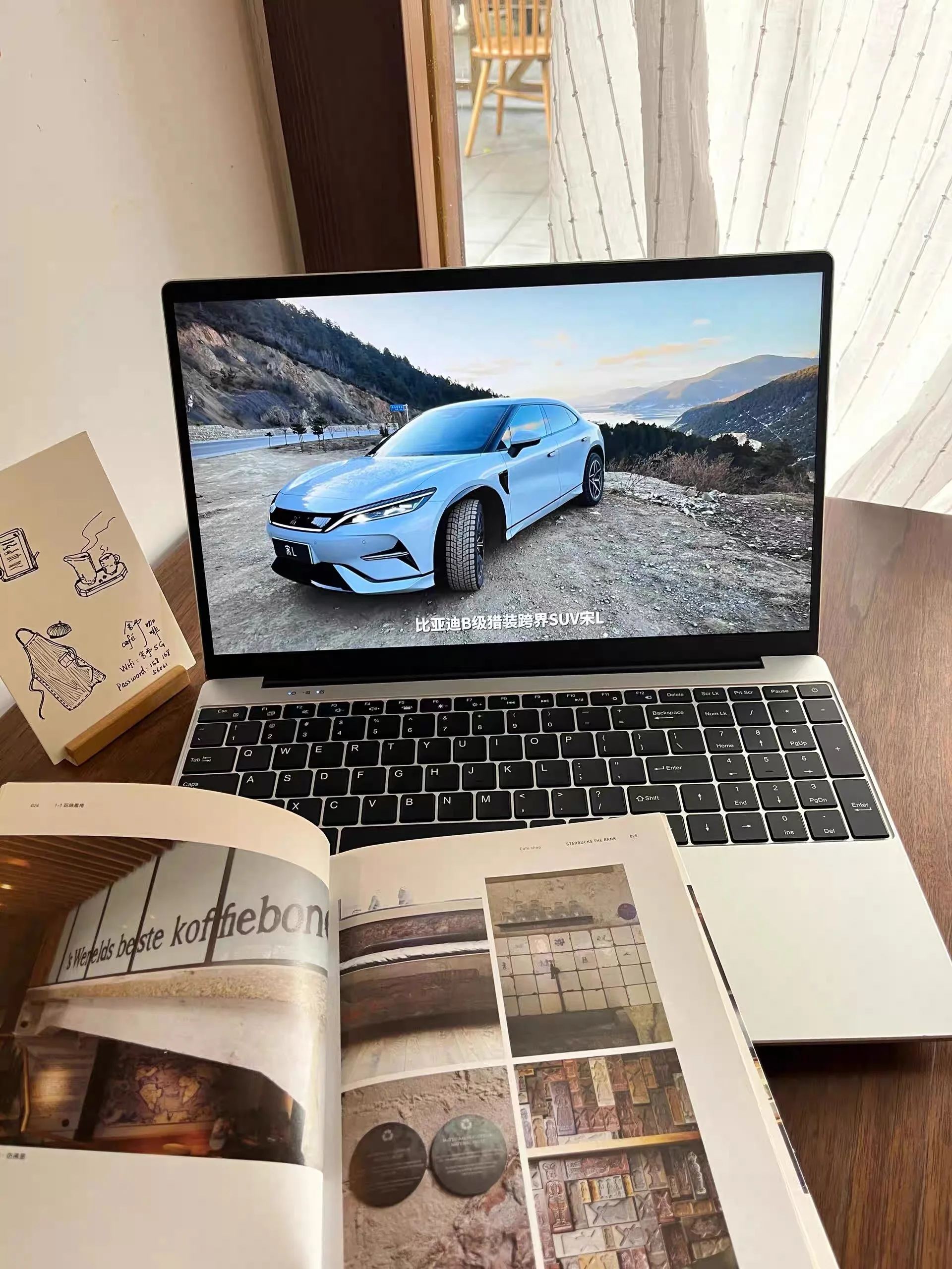 15.6 Inch Laptop PC 8GB LPDDR4 RAM 128GB SSD ROM Windows 10 Computer 4-Core Processor WIFI Intel Celeron N5095 CPU 2.00GHz