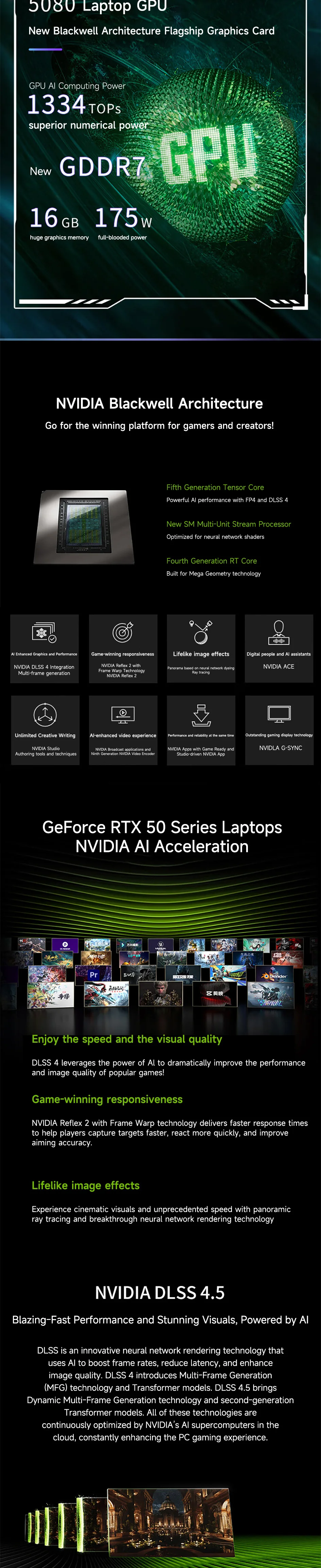 2026 MSI Raider A18 HX Gaming Laptop 2.5K QHD 240Hz IPS Screen Notebook AMD R9-9955HX3D 16GB 1TB RTX5070Ti Netbook Computer PC