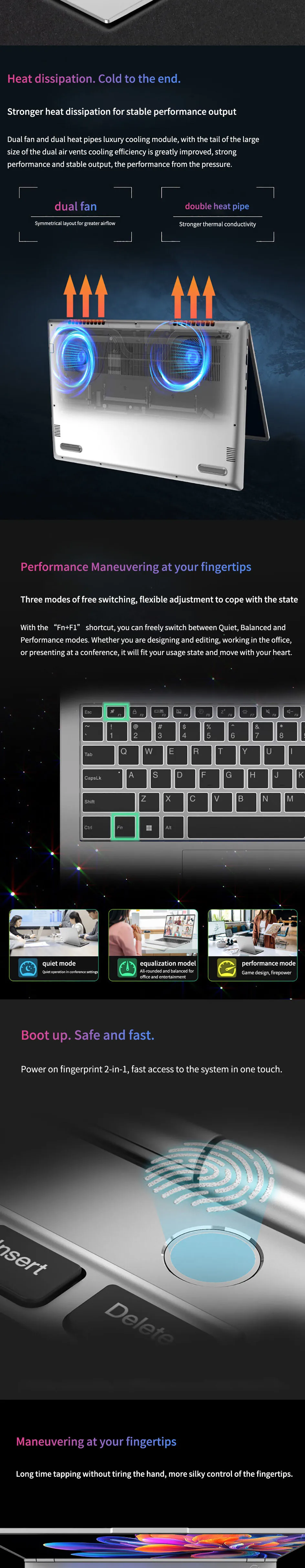 2025 Acer Extraordinary Go Pro Laptop 14 Inch 2.8K 120Hz IPS Screen Notebook Intel Core 7-240H 32GB 1TB Intel Graphics Netbook