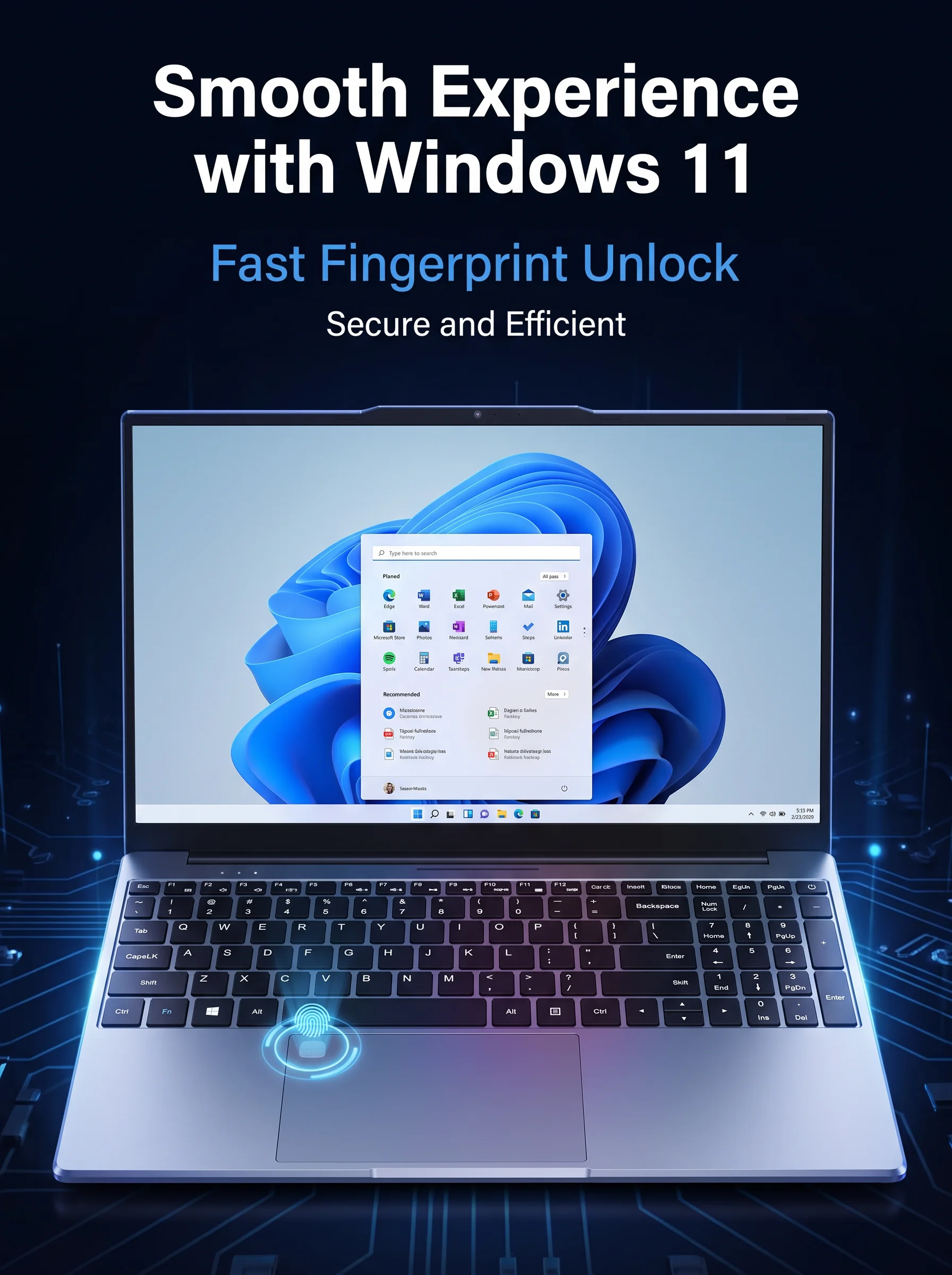 [3-Year Warranty] 2026 15.6" Ultra Slim Laptop Intel Core I9-9900  32GB RAM 2TB SSD 1080P FHD Windows 11 High-Performance Portable Notebook