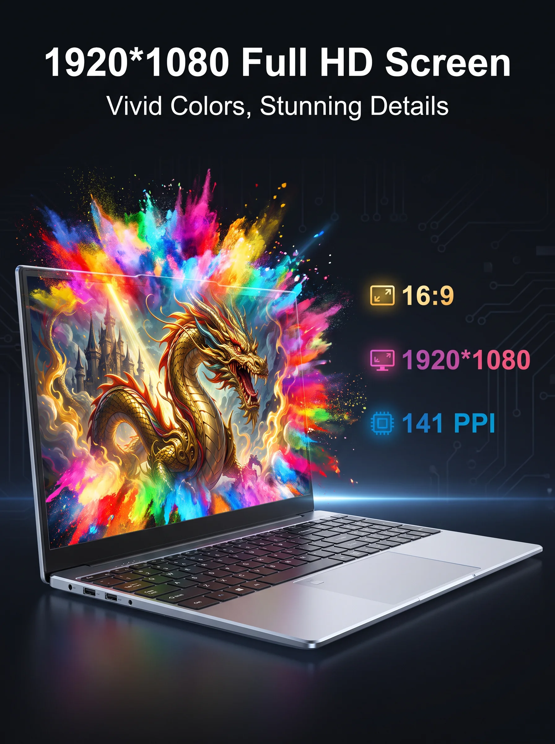 [3-Year Warranty] 2026 15.6" Ultra Slim Laptop Intel Core I9-9900  32GB RAM 2TB SSD 1080P FHD Windows 11 High-Performance Portable Notebook