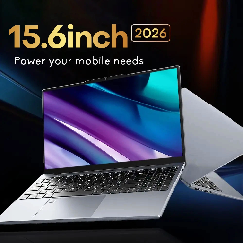 Xiaman 2026 15.6" Portable Laptop Computer 16Gb Ram 1Tb Ssd Intel Core I3 Office Windows 11 Notebook Pc with Backlit Fingerprint