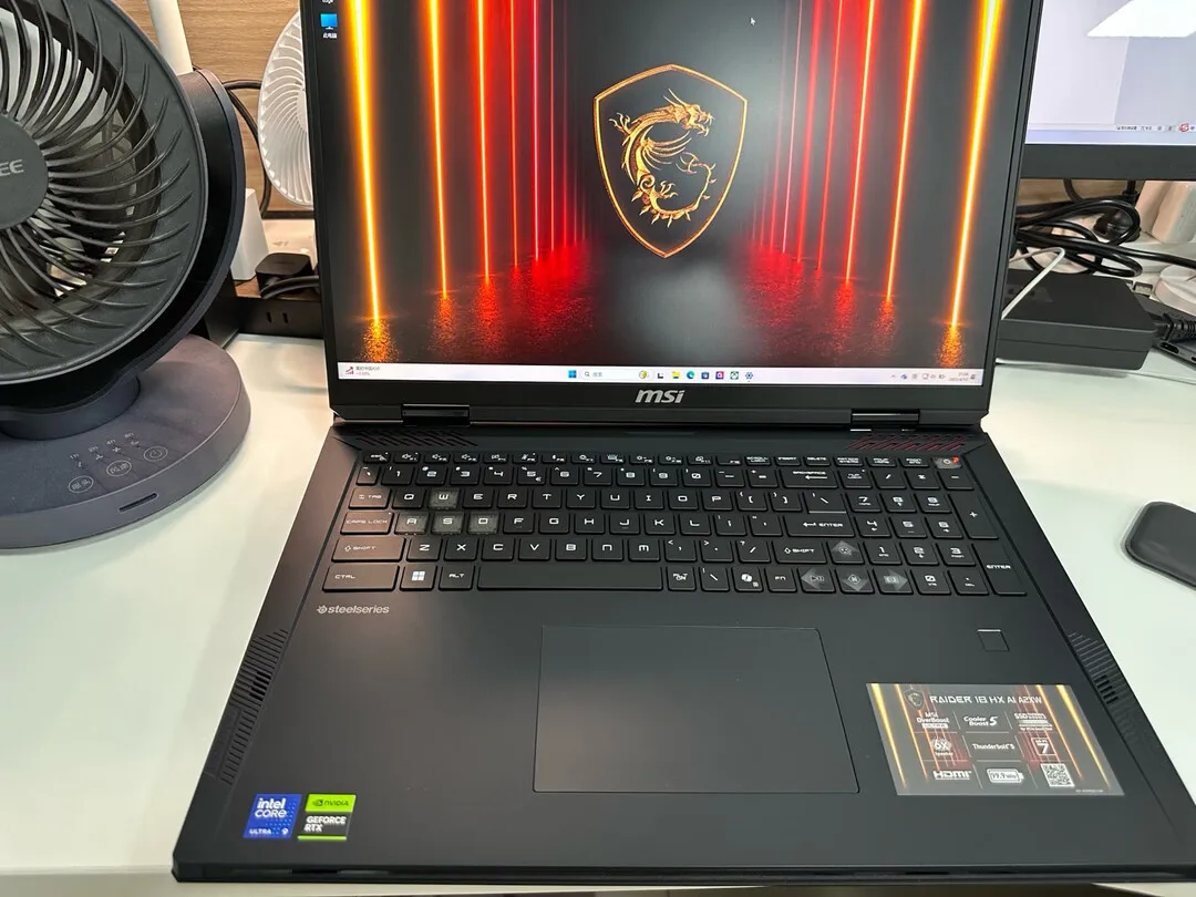 2025 MSI Raider 18 HX AI Gaming Laptop 18 Inch 4K Mini LED 120Hz UHD+ Screen Netbook Ultra 9-285HX RTX5080 64GB 4TB Notebook PC