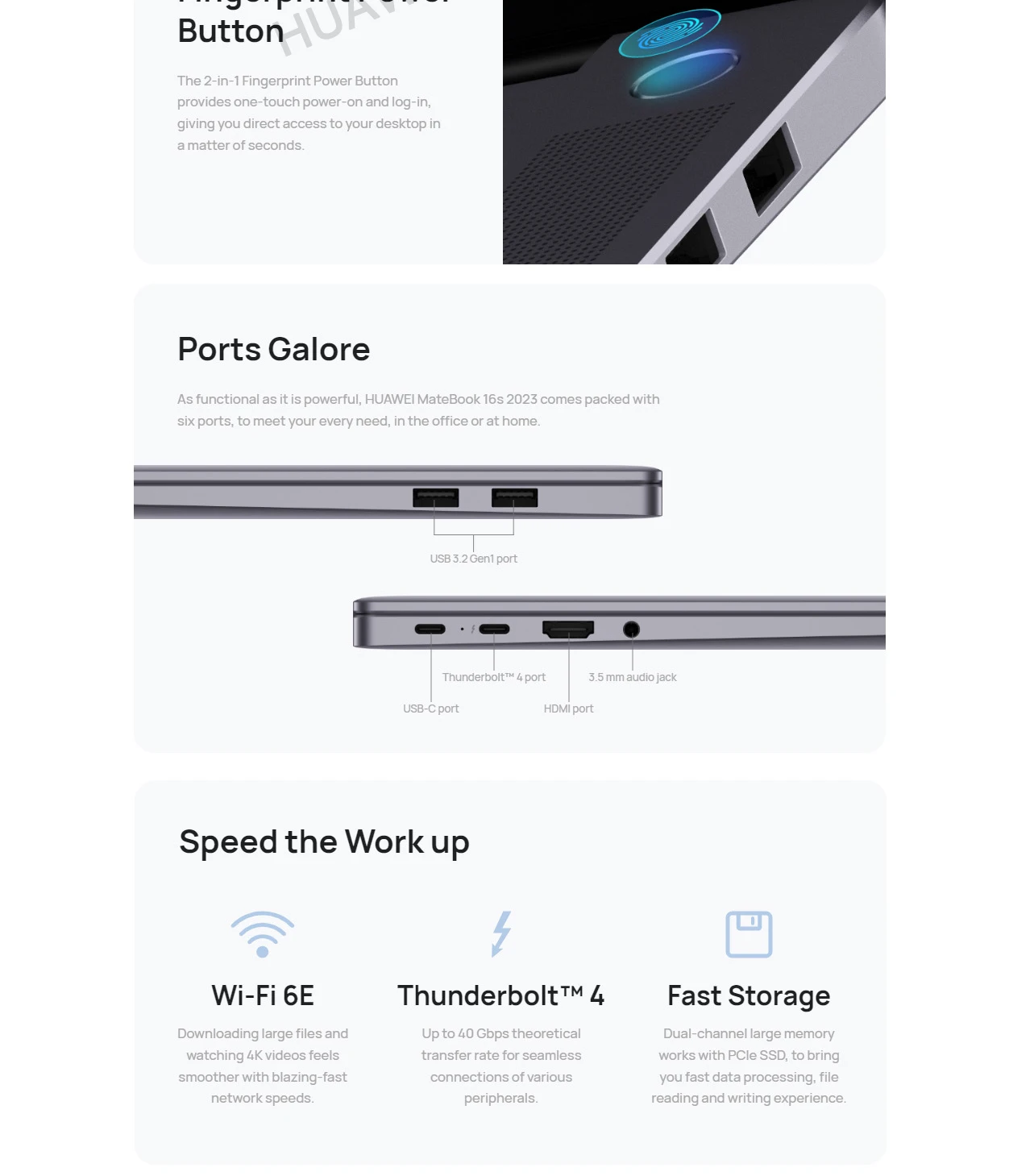 2023 HUAWEI MateBook 16s Laptop I9-13900H/I7-13700H/I5-13500H 16GB/32GB 1TB Netbook 16-inch 2.5K Touchscreen Computer 135W