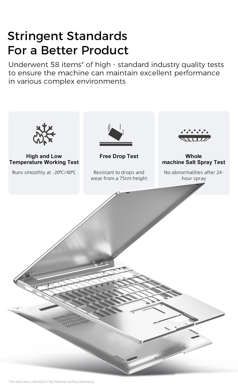 [Shipped From Within Europe]Ninkear S14 Laptop AMD Ryzen 5 6600H 14" 2.2K 100% sRGB Display 16GB DDR4+1TB SSD Wi-Fi 6 Bluetooth 5.2 Winddows 11 Pro 60Wh Battery 65W Charging