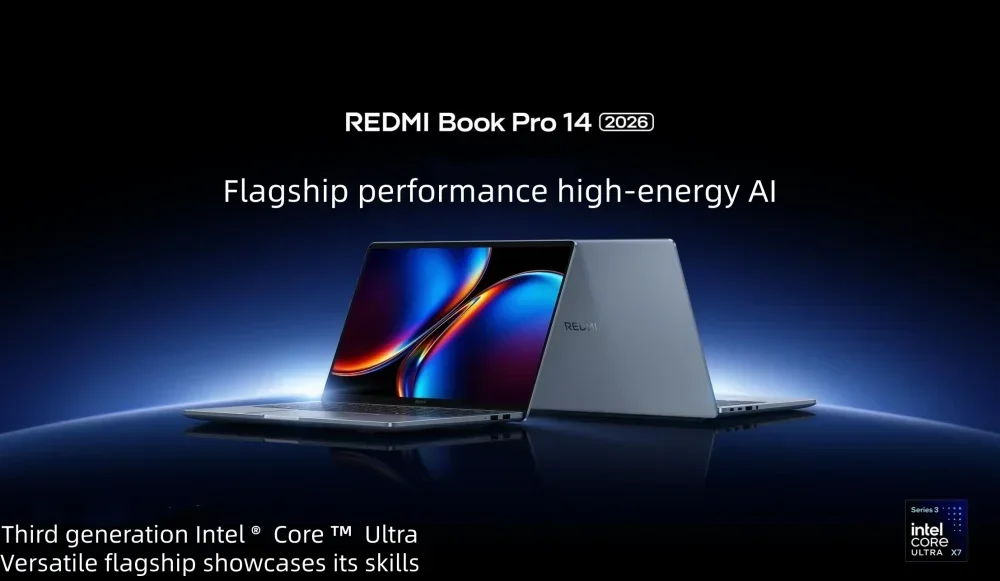 Xiaomi Laptop REDMI Book Pro 14 Laptop Ultra5-338H Ultra7-358H 32GB RAM 1TB 14-inch 2.8K 120Hz Ultra Thin Laptop Windows 11 Pro
